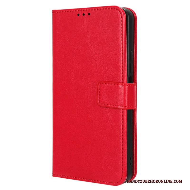 Lederhüllen Realme C53 Glänzendes Kunstleder