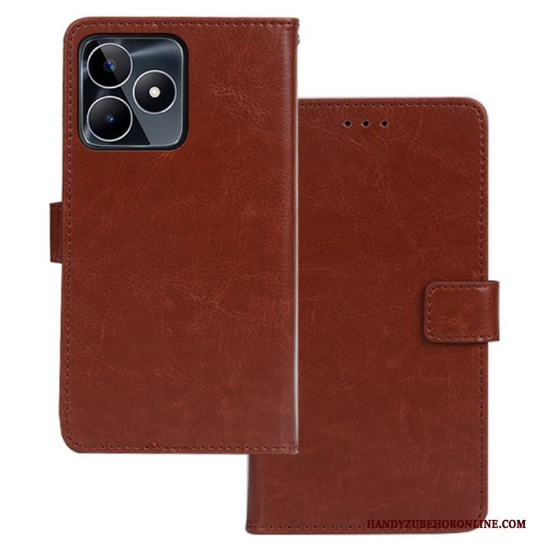 Lederhüllen Realme C53 Handyhülle Idewei