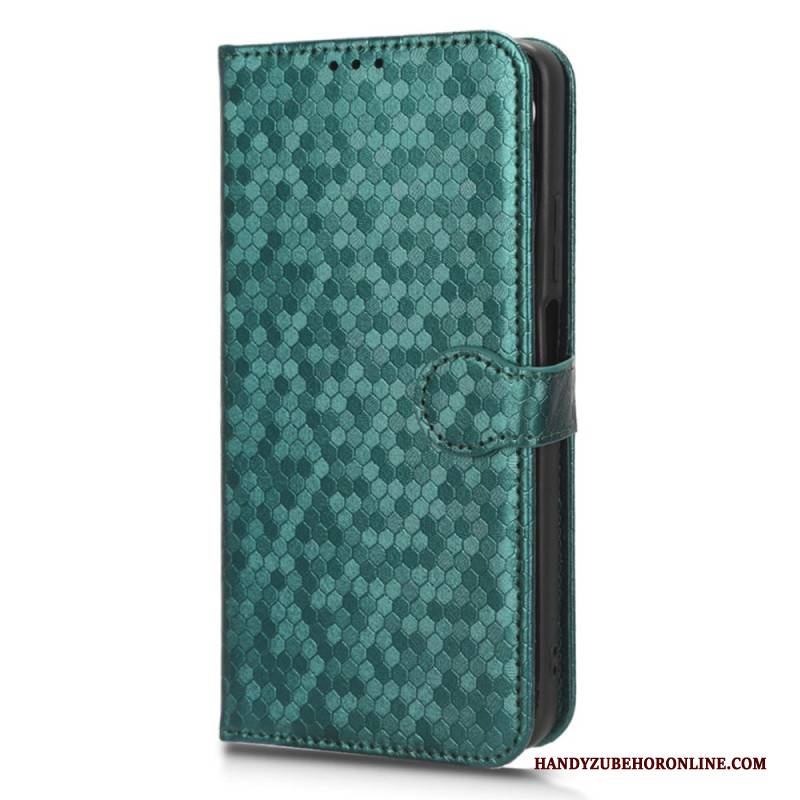 Lederhüllen Realme C55 Handyhülle Glänzende Punkte Mit Riemen