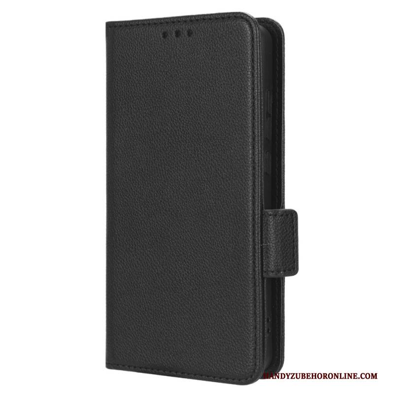 Lederhüllen Realme C55 Handyhülle Schmale Geldbörse Mit Riemen