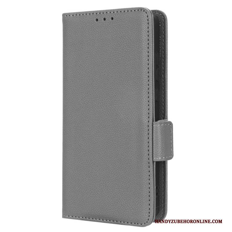 Lederhüllen Realme C55 Handyhülle Schmale Geldbörse Mit Riemen