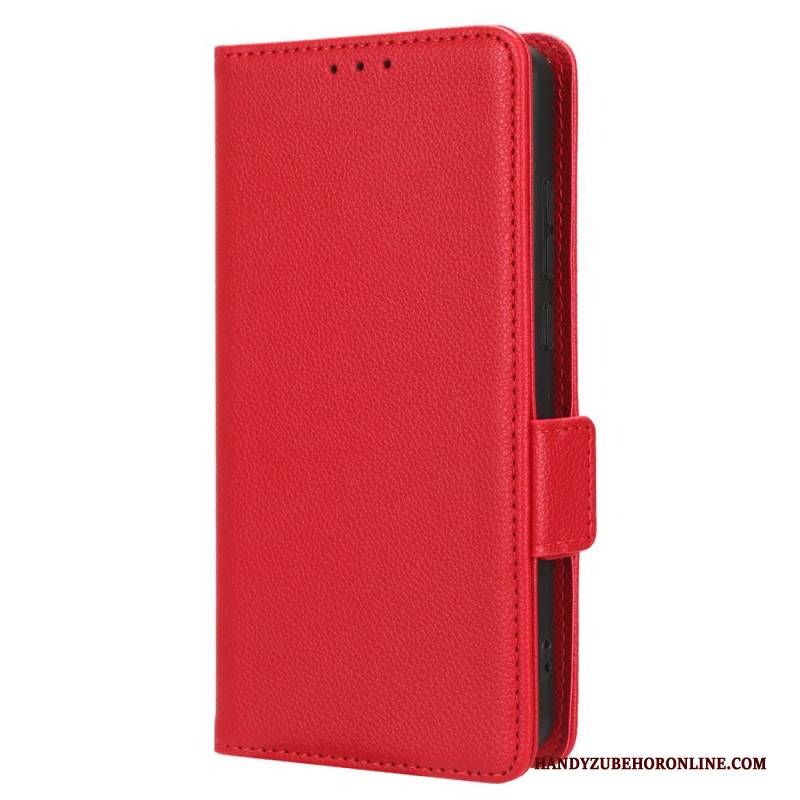 Lederhüllen Realme C55 Handyhülle Schmale Geldbörse Mit Riemen