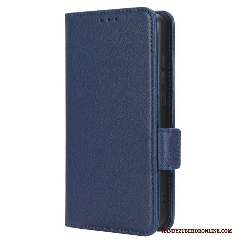 Lederhüllen Realme C55 Handyhülle Schmale Geldbörse Mit Riemen