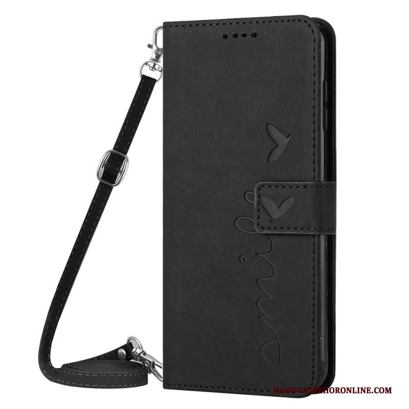 Lederhüllen Realme C55 Lächeln Mit Schultergurt