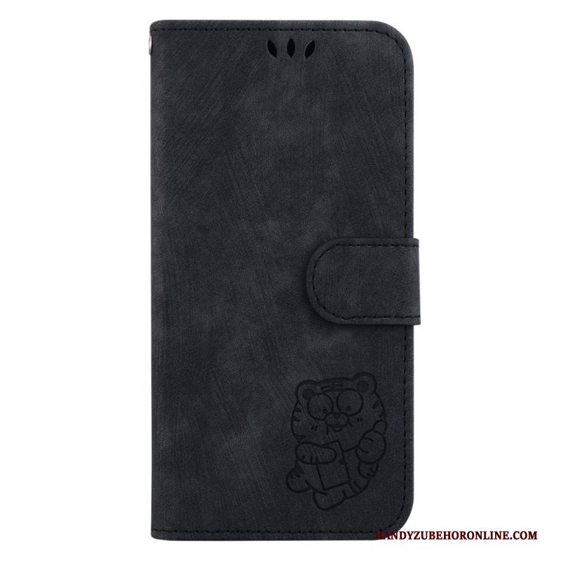 Lederhüllen Realme C55 Niedlicher Tiger