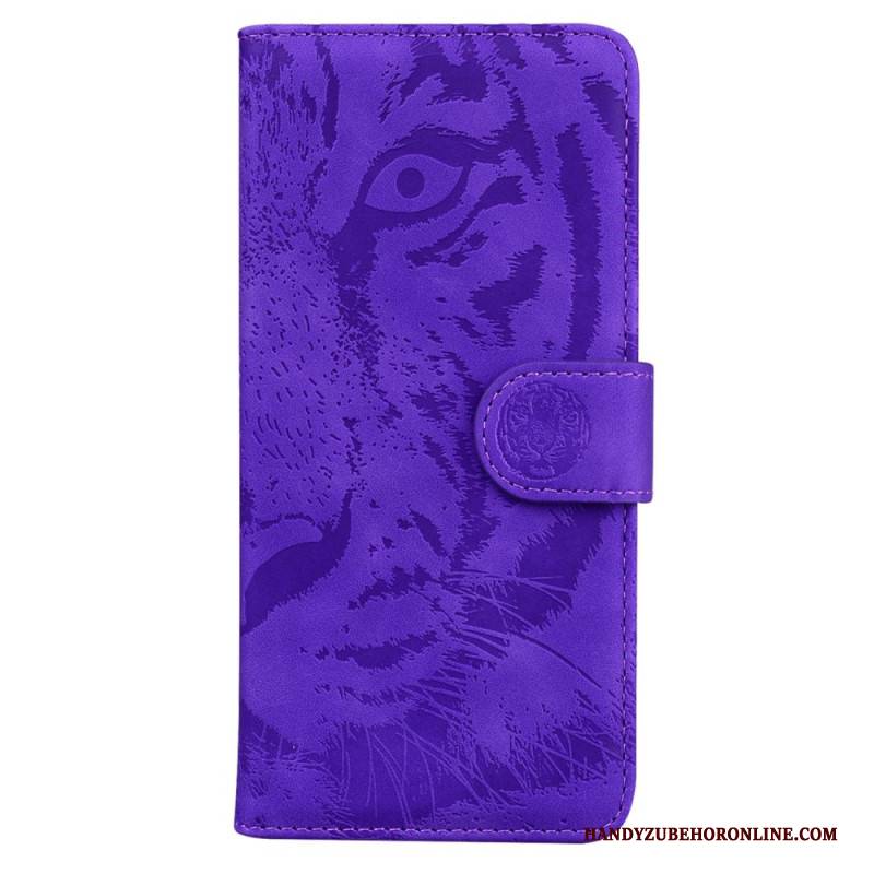 Lederhüllen Realme C55 Tigerprint