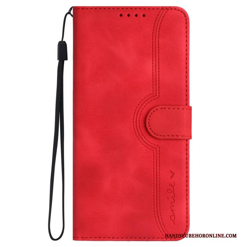 Lederhüllen Realme C61 Lächeln Und Herz