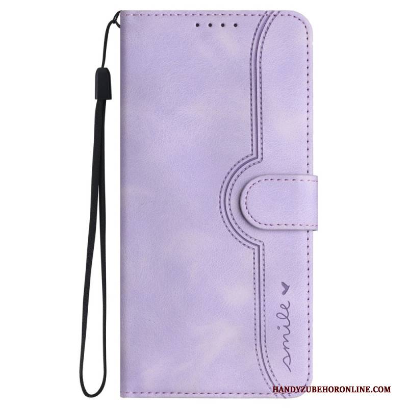 Lederhüllen Realme C61 Lächeln Und Herz