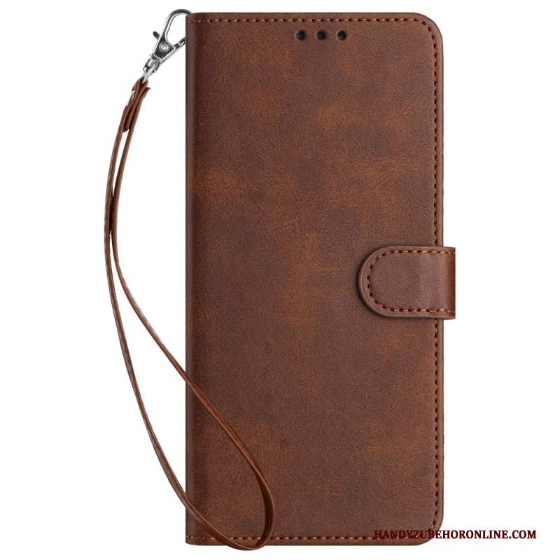 Lederhüllen Realme C63 Matte Optik Mit Riemen