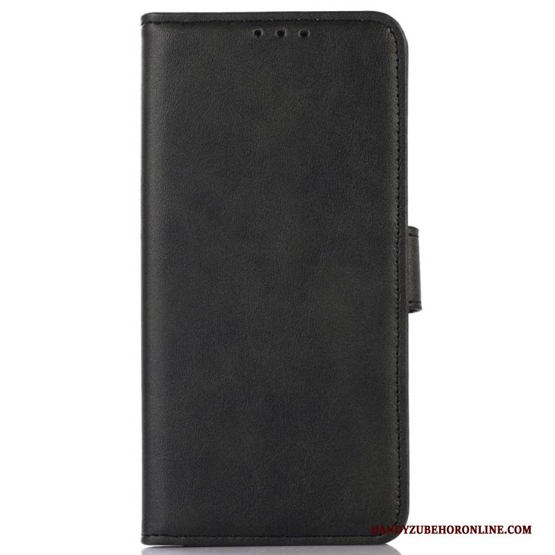 Lederhüllen Realme C67 Klassisches Kunstleder