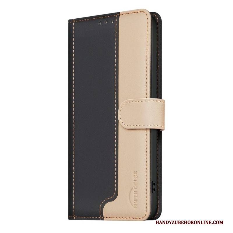 Lederhüllen Realme C71 Binfen Color Zweifarbig