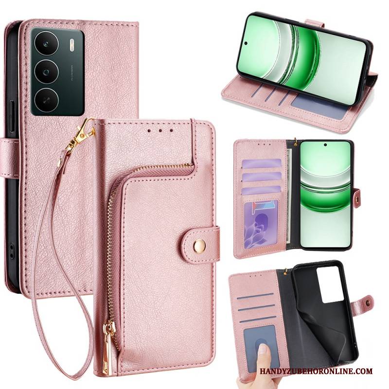 Lederhüllen Realme C71 Geldbörse Mit Reißverschluss