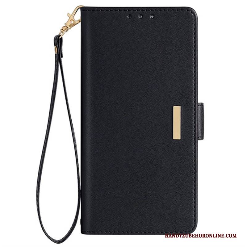 Lederhüllen Realme C71 Rfid-blockierung Und Goldverschluss