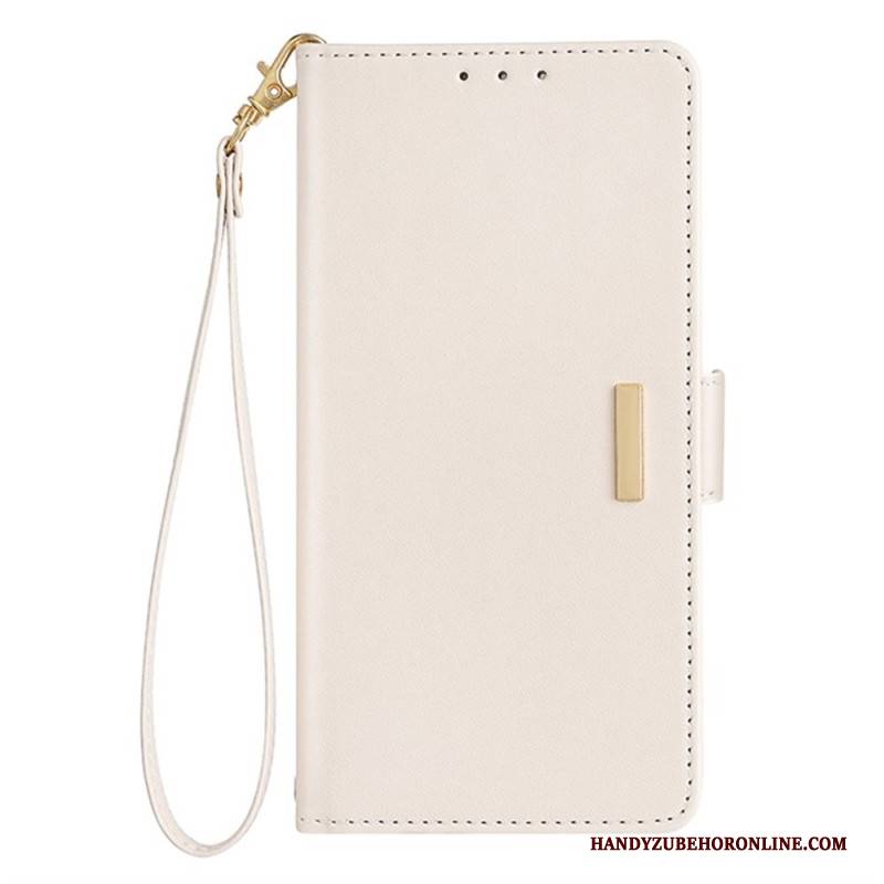 Lederhüllen Realme C71 Rfid-blockierung Und Goldverschluss