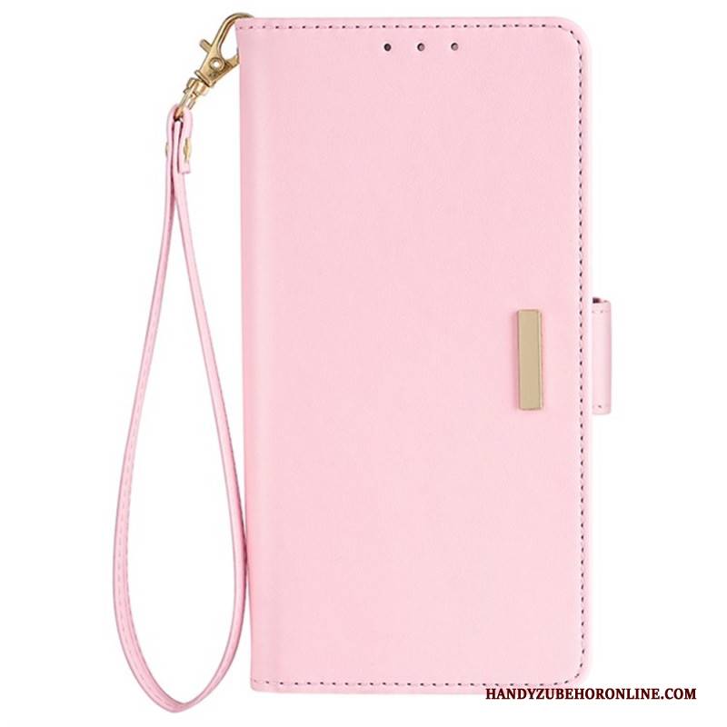 Lederhüllen Realme C71 Rfid-blockierung Und Goldverschluss