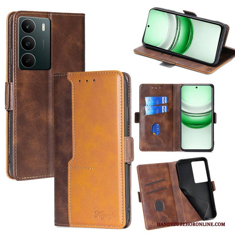 Lederhüllen Realme C71 Zweifarbig