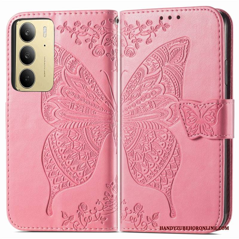 Lederhüllen Realme C75 Barocker Schmetterling