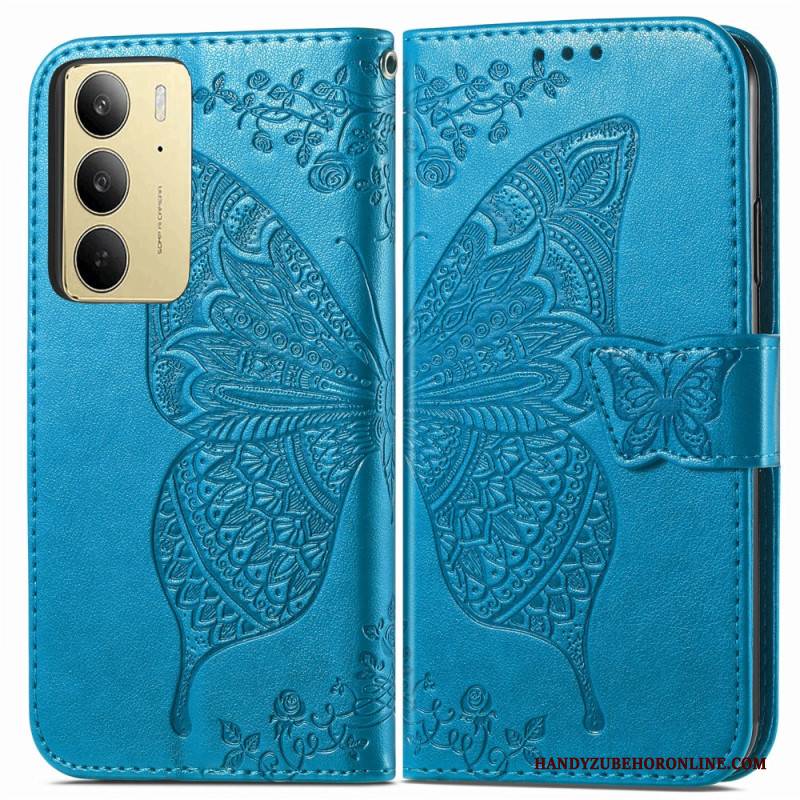 Lederhüllen Realme C75 Barocker Schmetterling