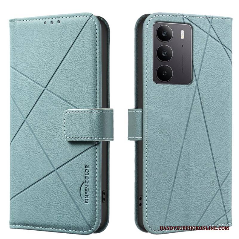 Lederhüllen Realme C75 Binfen Color Streifen