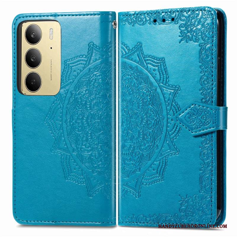 Lederhüllen Realme C75 Handyhülle Barockes Mandala