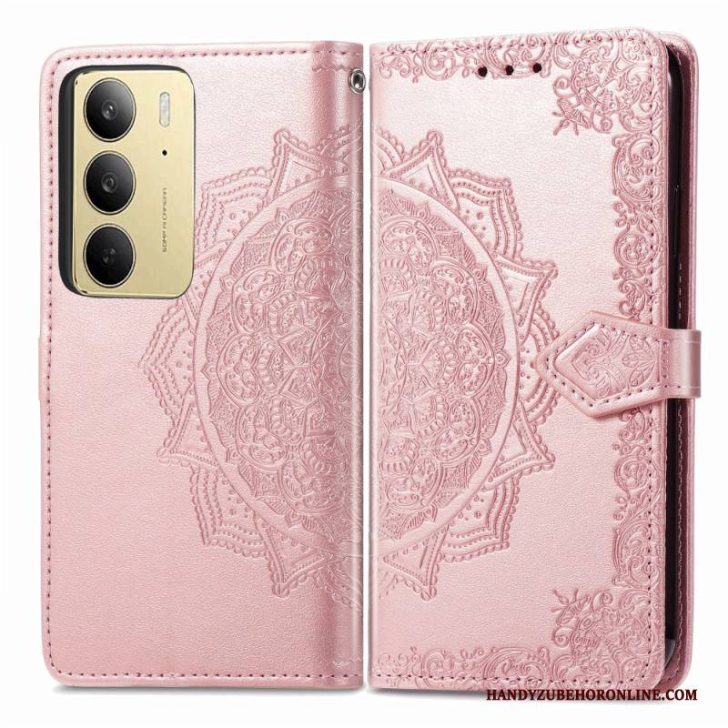 Lederhüllen Realme C75 Handyhülle Barockes Mandala