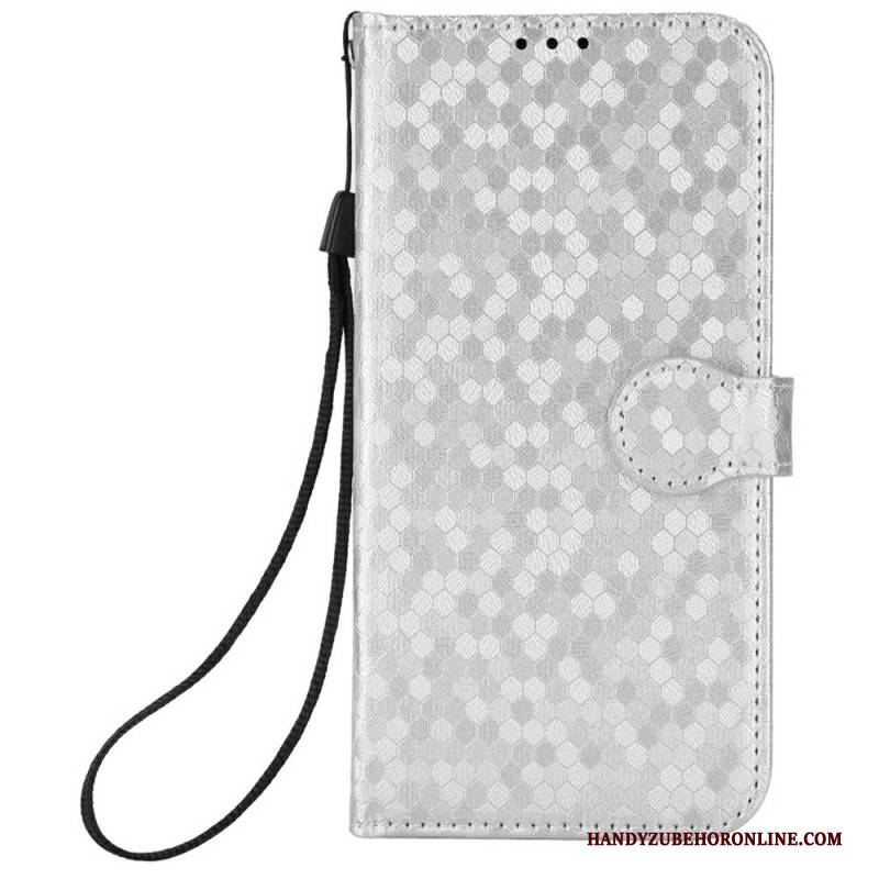 Lederhüllen Realme C75 Handyhülle Glitzerpunkte