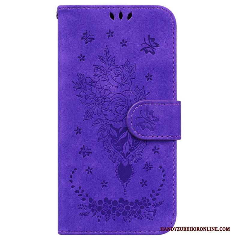 Lederhüllen Realme C75 Handyhülle Rosen