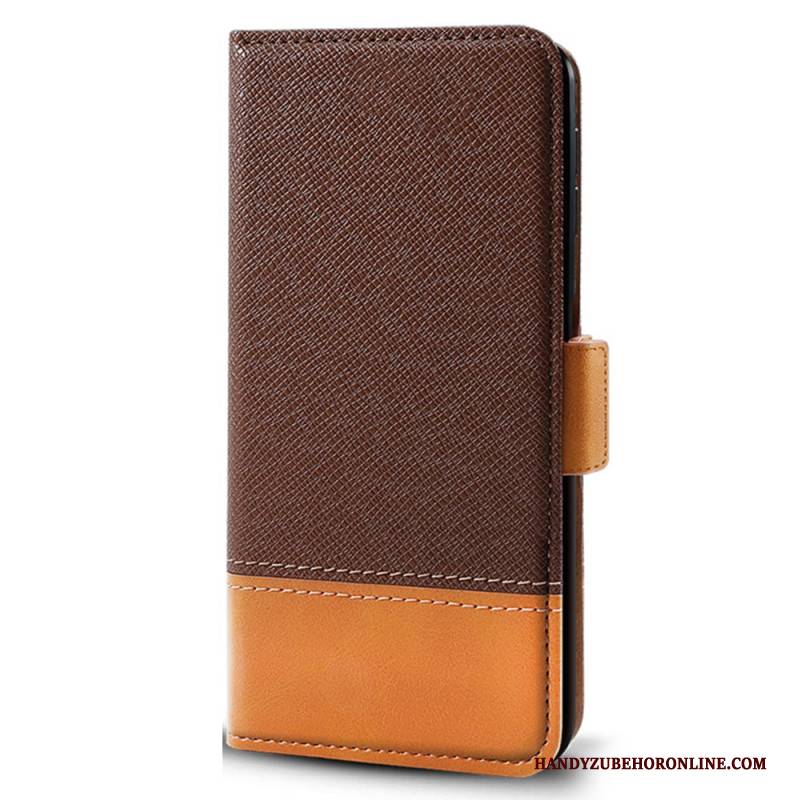 Lederhüllen Realme Note 60 Handyhülle Zweifarbig