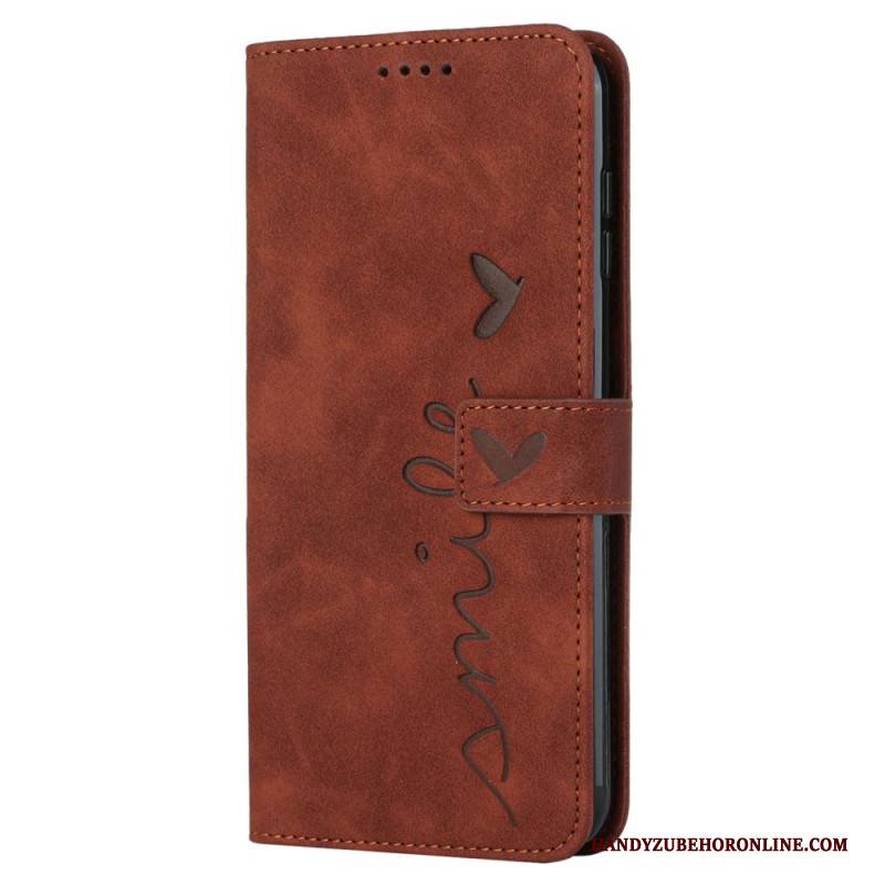 Lederhüllen Realme Note 60x Riemen Mit Lächeln