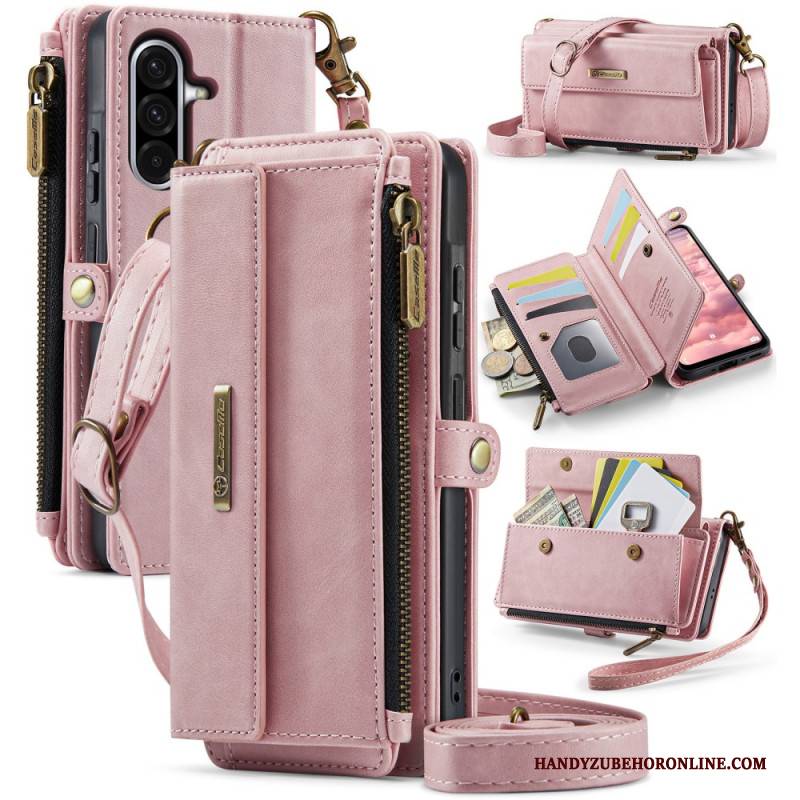 Lederhüllen Samsung Galaxy A17 4g / 5g Caseme Geldbörse In Wildlederoptik