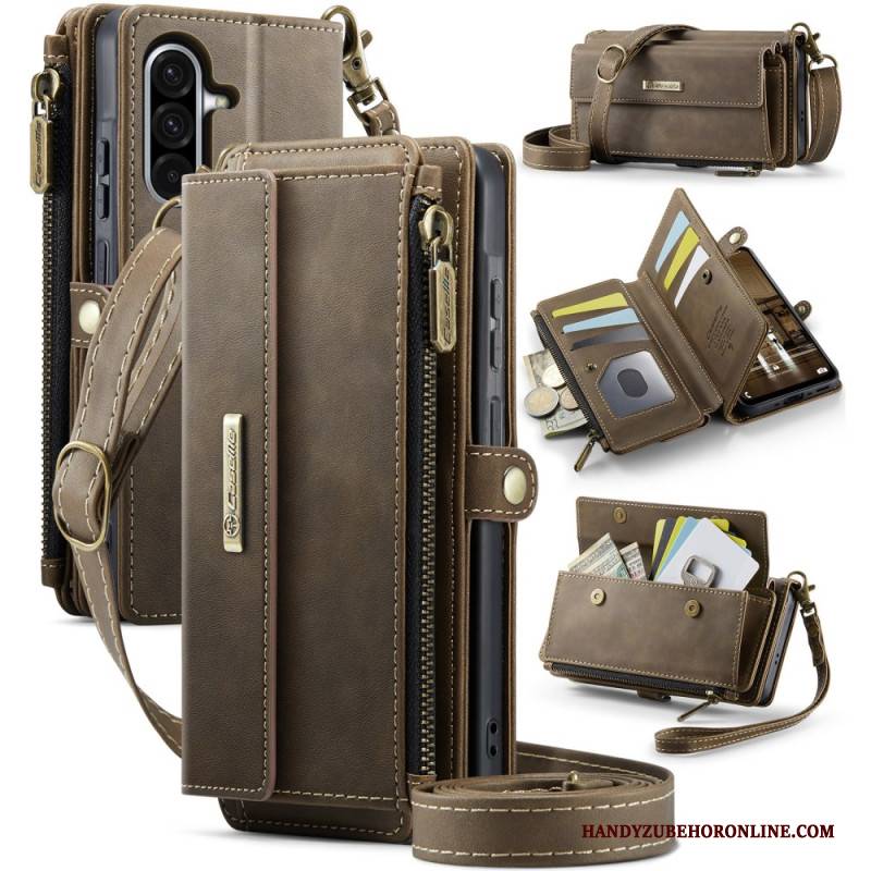 Lederhüllen Samsung Galaxy A17 4g / 5g Caseme Geldbörse In Wildlederoptik