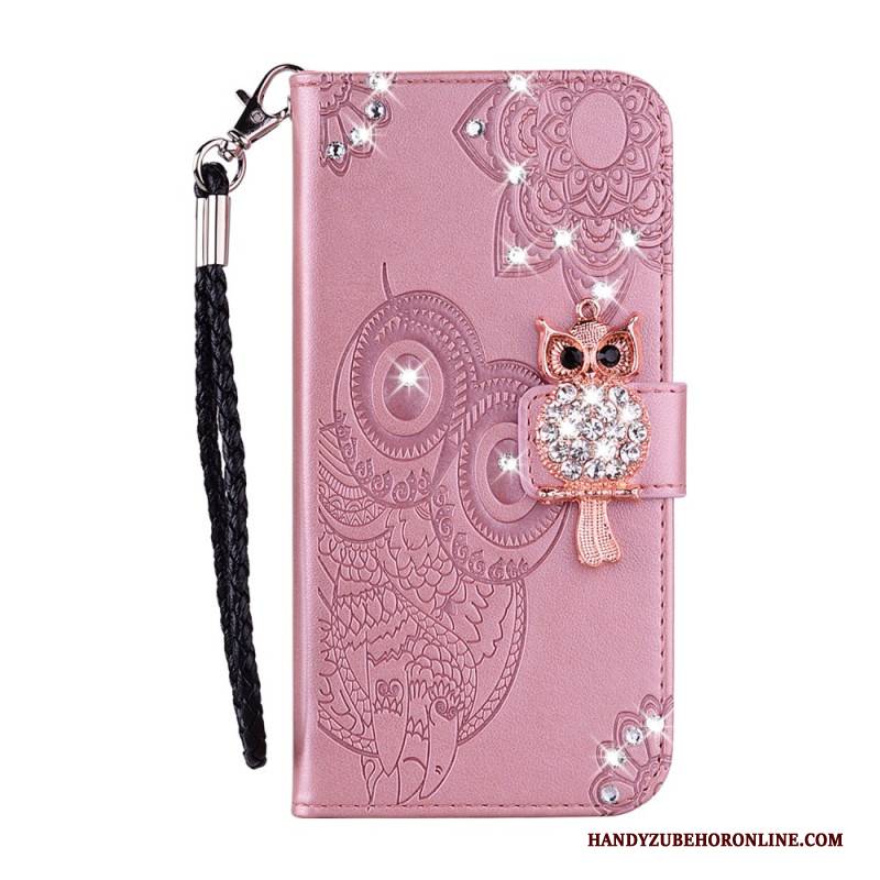 Lederhüllen Samsung Galaxy A17 4g / 5g Eulenmotiv