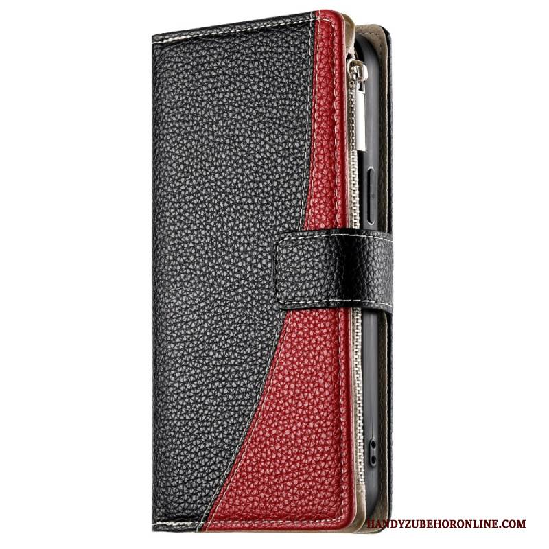 Lederhüllen Samsung Galaxy A17 4g / 5g Geldbörse Mit Reißverschluss Und Riemen