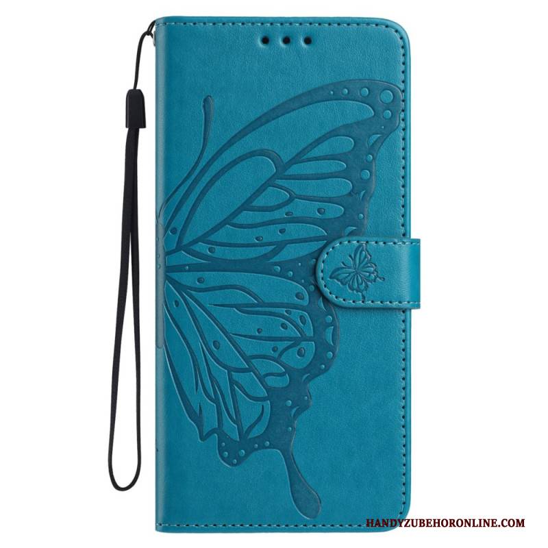 Lederhüllen Samsung Galaxy A17 4g / 5g Handyhülle Schmetterlingsdesign