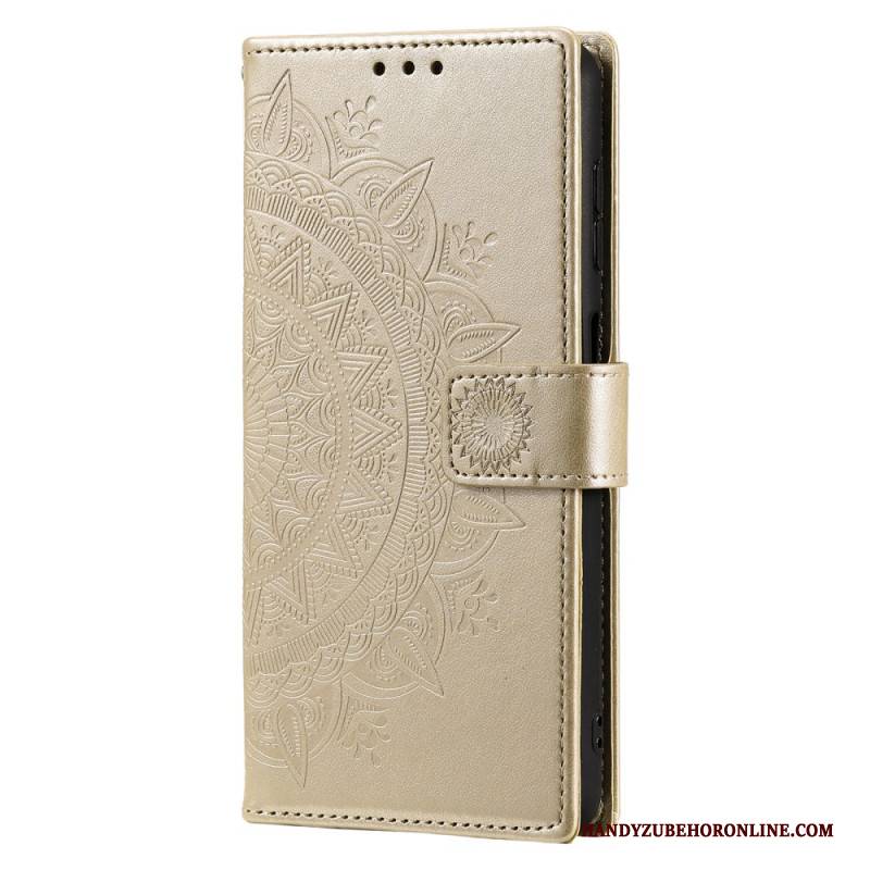 Lederhüllen Samsung Galaxy A17 4g / 5g Handyhülle Sonnenmandala