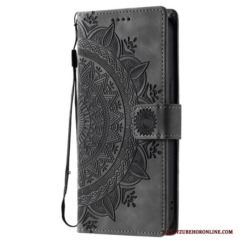 Lederhüllen Samsung Galaxy A17 4g / 5g Mandala-wildlederoptik