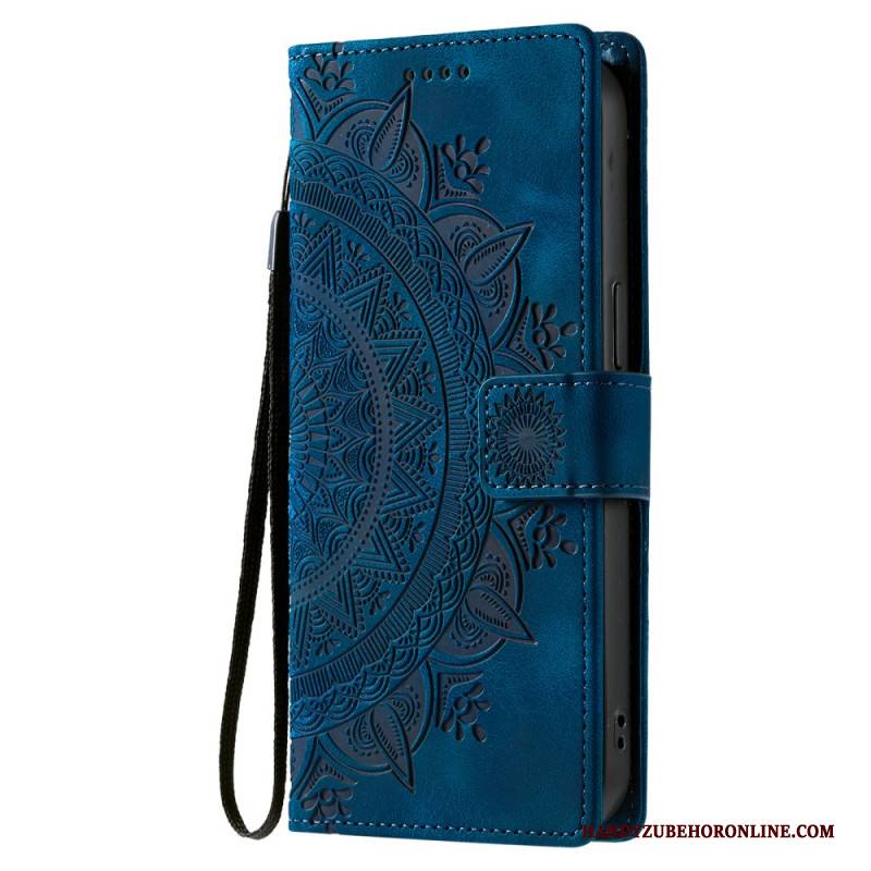 Lederhüllen Samsung Galaxy A17 4g / 5g Mandala-wildlederoptik