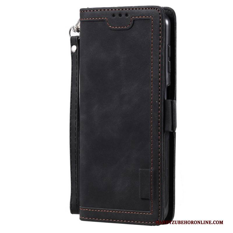 Lederhüllen Samsung Galaxy A17 4g / 5g Vintage-rfid-geldbörse