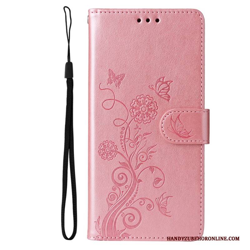 Lederhüllen Samsung Galaxy S25 5g Edge Blumenmuster