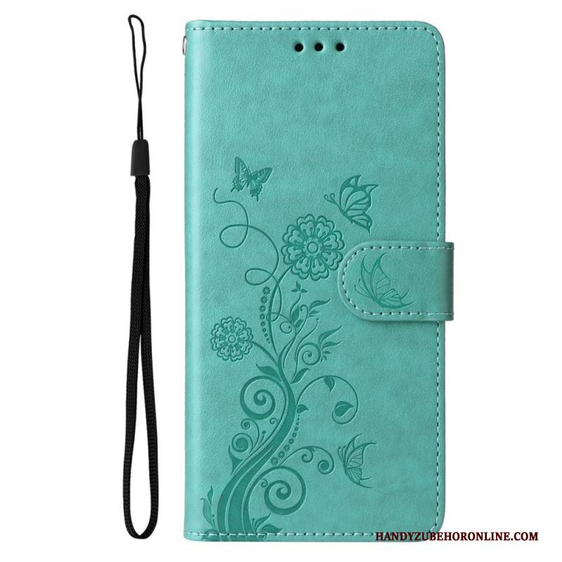 Lederhüllen Samsung Galaxy S25 5g Edge Blumenmuster