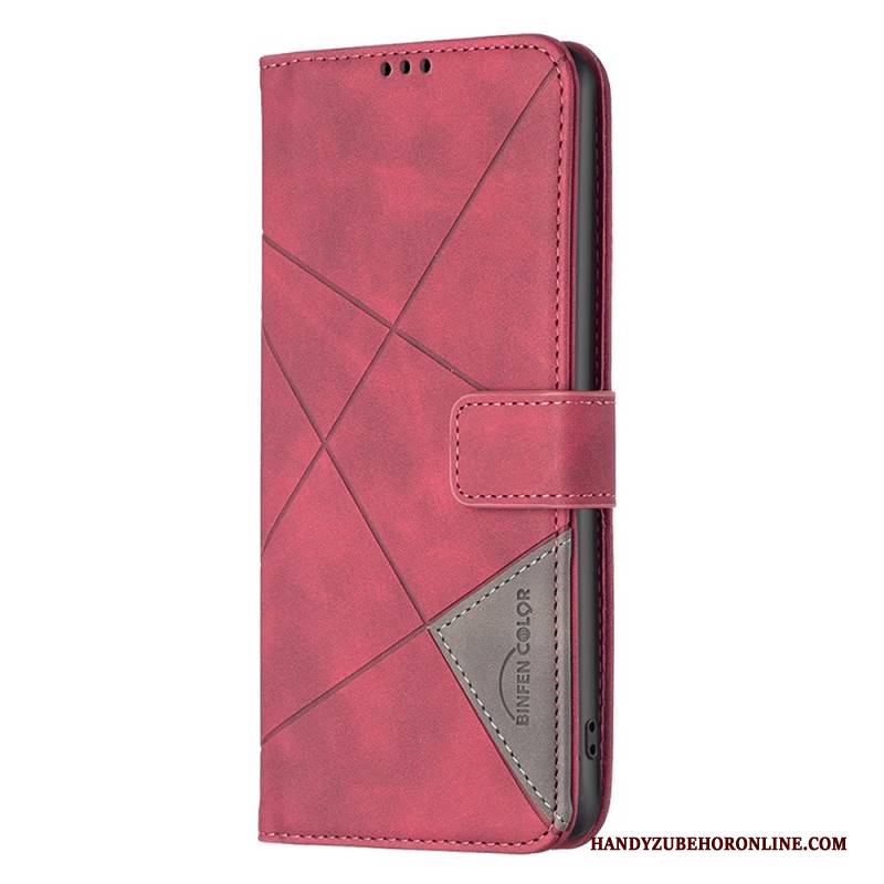 Lederhüllen Samsung Galaxy S25 5g Edge Geometrisches Muster Binfen Color