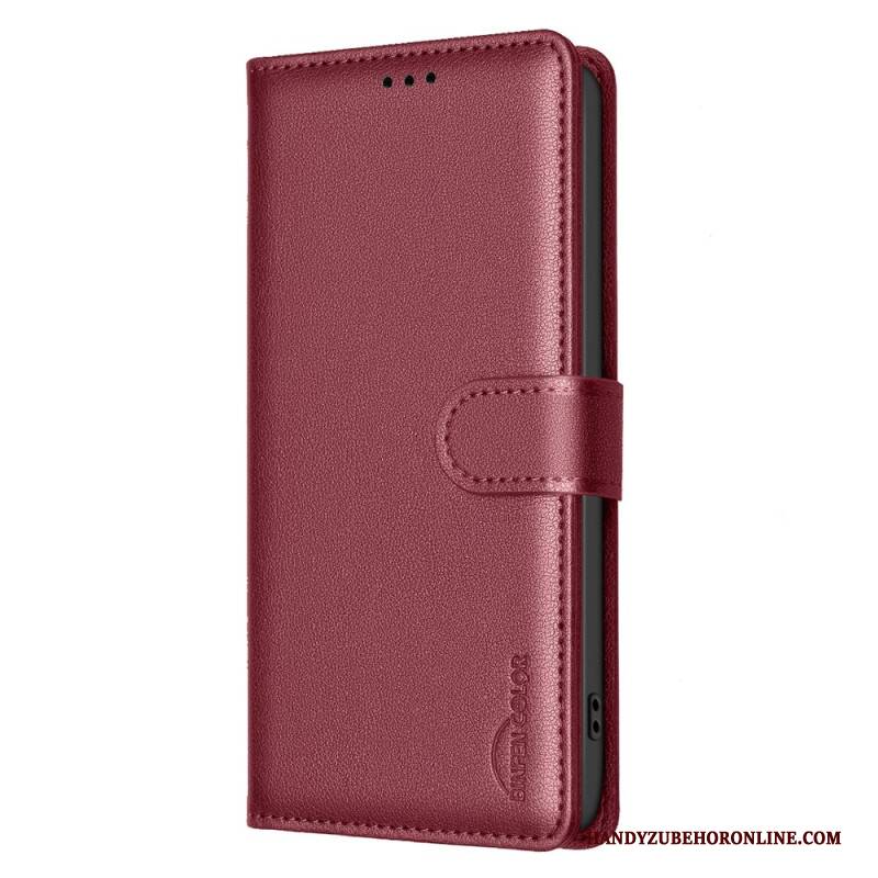 Lederhüllen Samsung Galaxy S25 5g Edge Handyhülle Binfen Color Rfid-blockierung