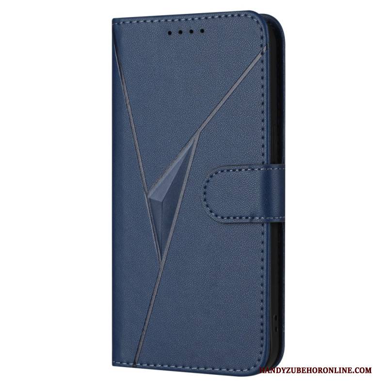 Lederhüllen Samsung Galaxy S25 5g Edge Handyhülle Dreiecksmuster