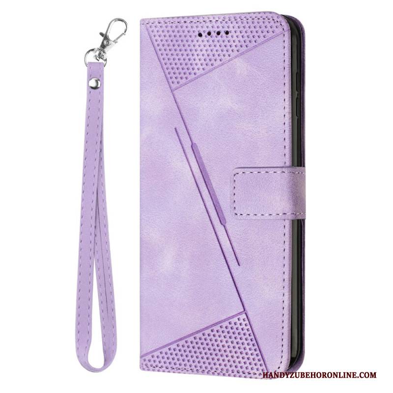 Lederhüllen Samsung Galaxy S25 5g Edge Handyhülle Geometrisches Design