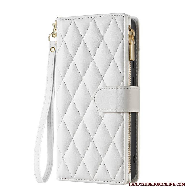 Lederhüllen Samsung Galaxy S25 5g Edge Handyhülle Gesteppte Geldbörse