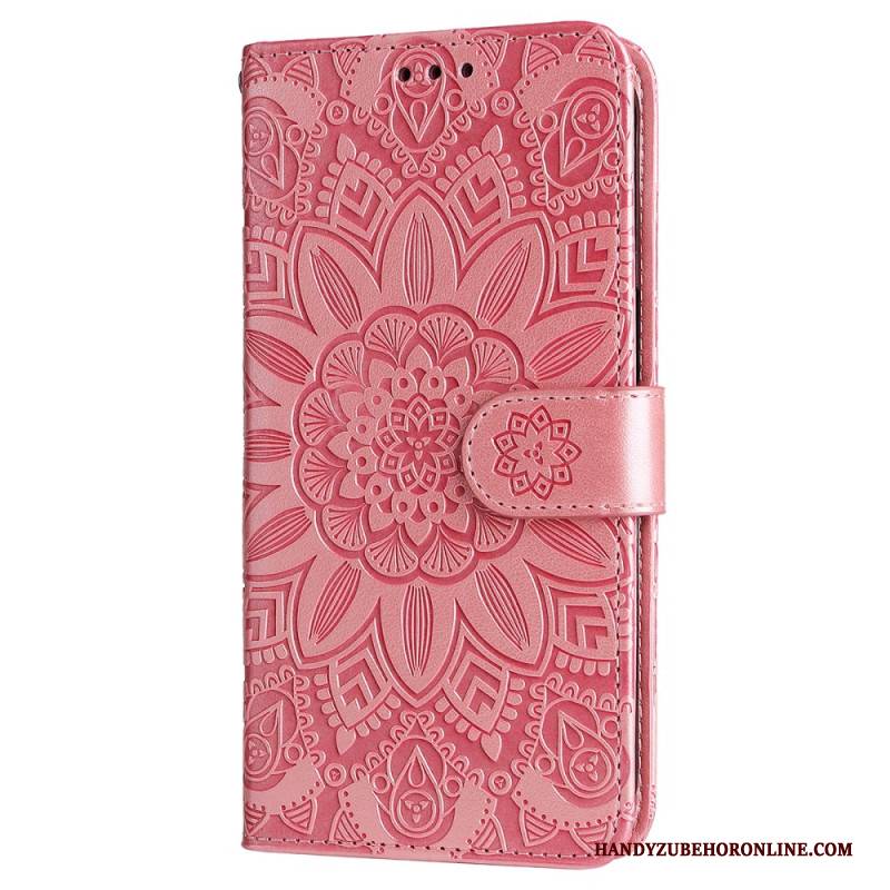 Lederhüllen Samsung Galaxy S25 5g Edge Handyhülle Sonnenblumenmuster