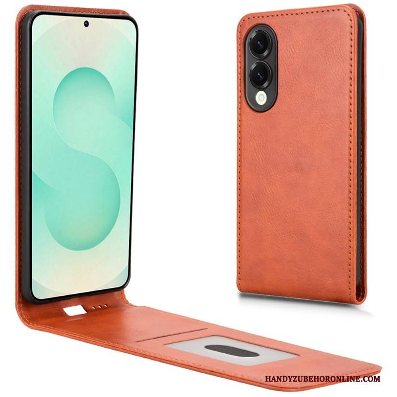 Lederhüllen Samsung Galaxy S25 5g Edge Handyhülle Vertikales Design