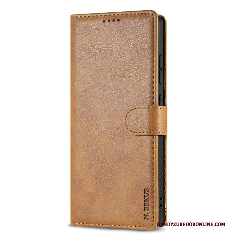 Lederhüllen Samsung Galaxy S25 5g Edge N.bekus Vintage-stil