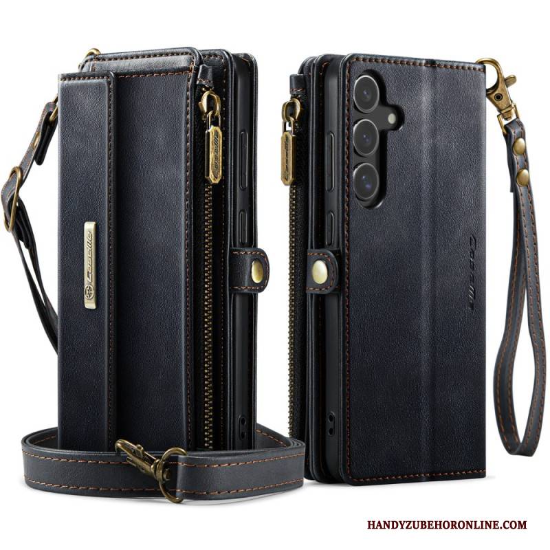 Lederhüllen Samsung Galaxy S25 5g Geldbörse Mit Rfid-schutz