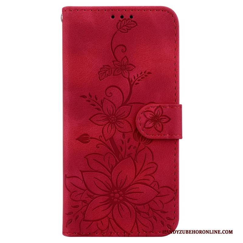 Lederhüllen Samsung Galaxy S25 5g Handyhülle Blumenmuster